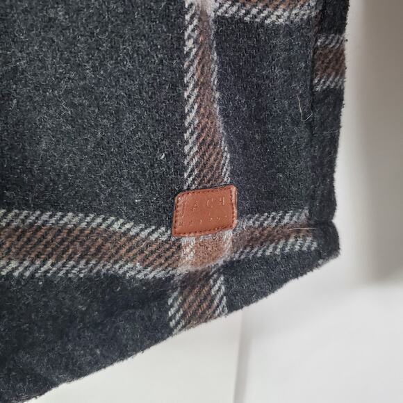 Jachs New York Men's Sherpa Lined Large Wool Blend Shirt Jacket Shacket - Picture 10 of 10